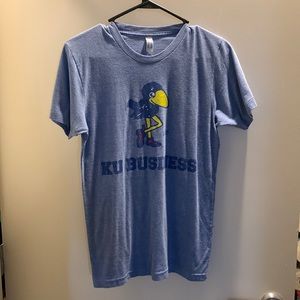 ✨4/$9✨ KU Jayhawk Business School T-shirt American Apparel University of Kansas